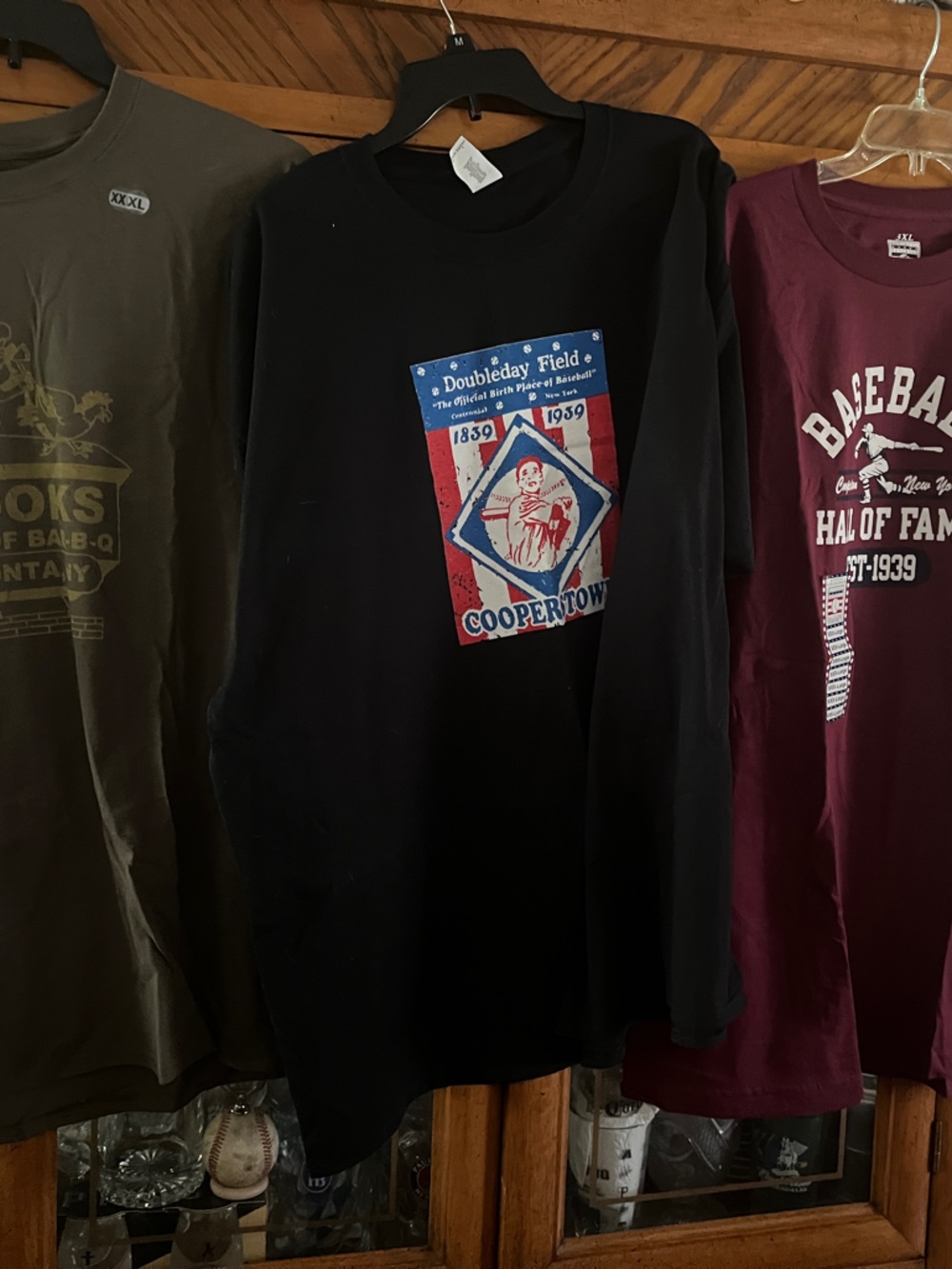 Gildan and Cooperstown 3XL lot of 3 SS Cooperstown Baseball Graphic Tee